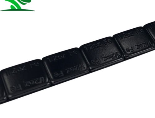 Fe Adhesive Black Coated Wheel Weights 1/2oz * 8